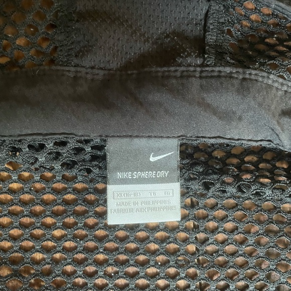 Nike Black XL Sphere Dry Net Athletic Workout Exercise Jacket w/ hood - Picture 6 of 12